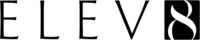 ELEV8 Biological Dentistry wordmark logo (black)