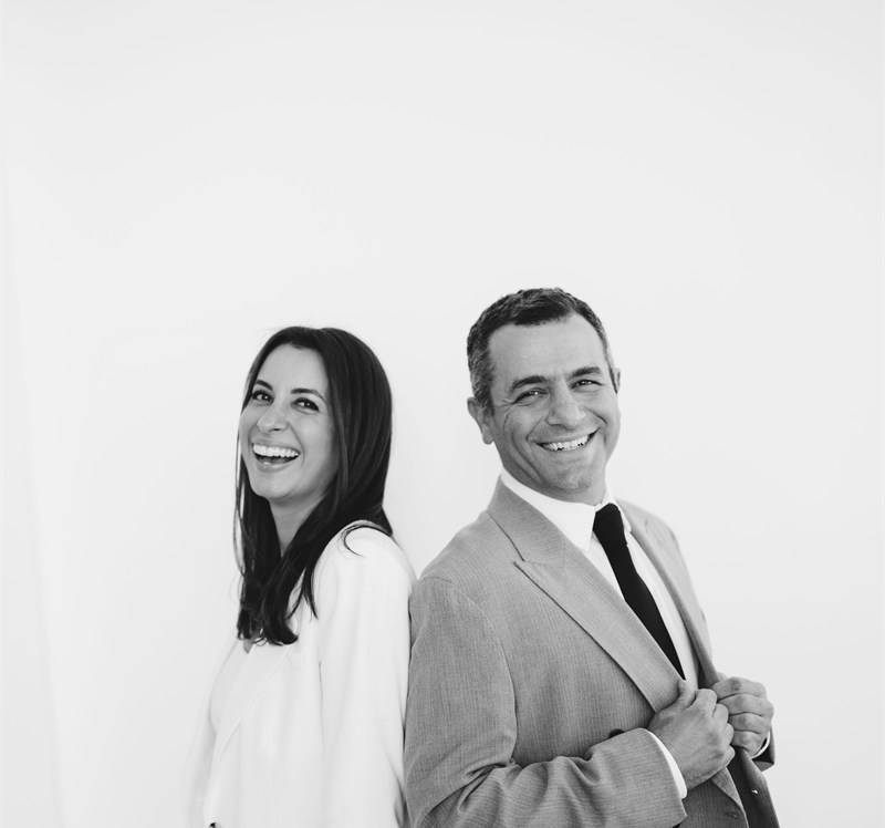 Dr. Leedia and Dr. Rashad Riman, sibling co-founders of ELEV8, at their Beverly Hills practice
